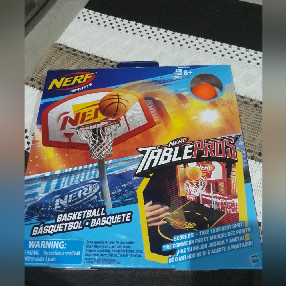 Nerf Table Pros Basketball, NIB